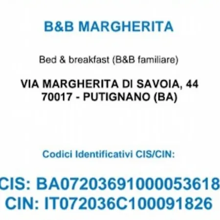 Couette-café Margherita Putignano